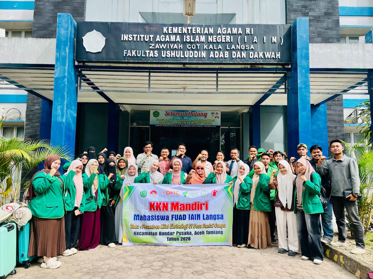 Mahasiswa FUAD IAIN Langsa Gelar KKN Mandiri Tematik Pesantren Kilat Ekoteologi di Lokasi Banjir Bandang Aceh Tamiang